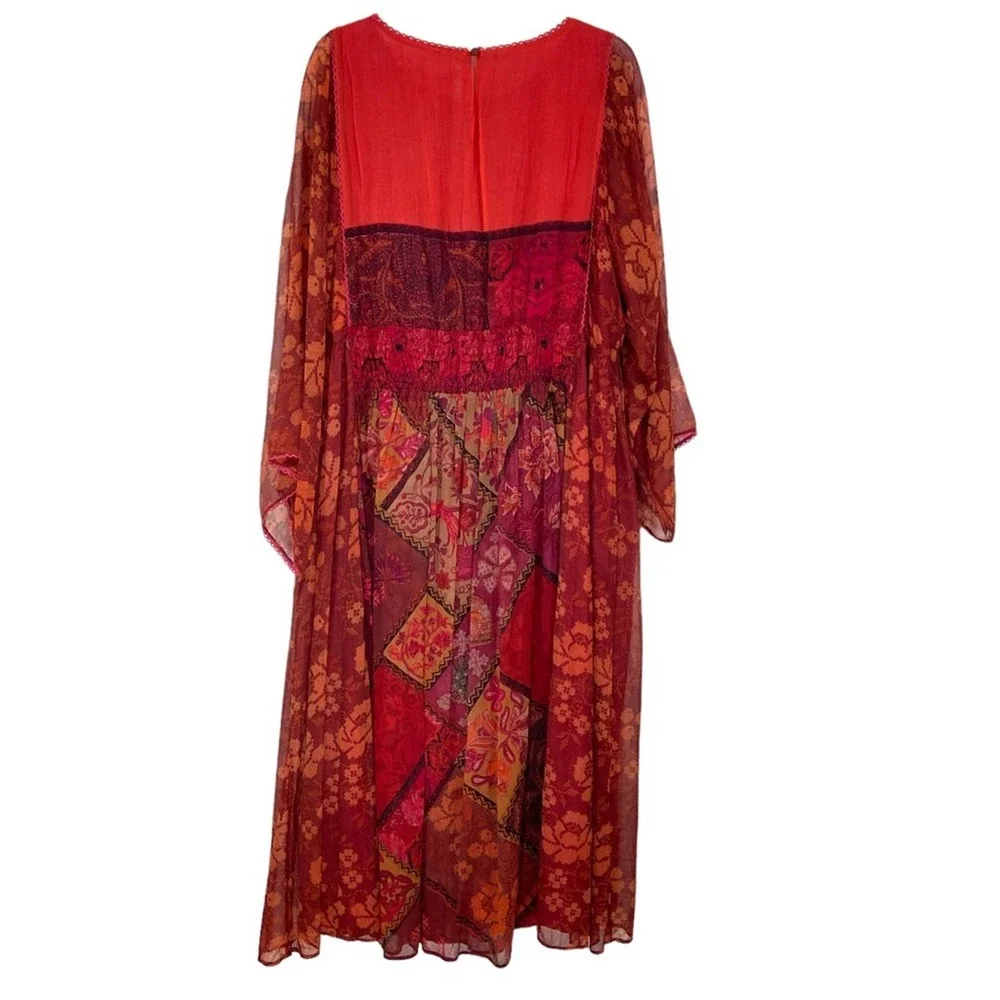 SOFT SURROUNDINGS Floral Boho Long Midi Dress XL - Picture 8 of 15